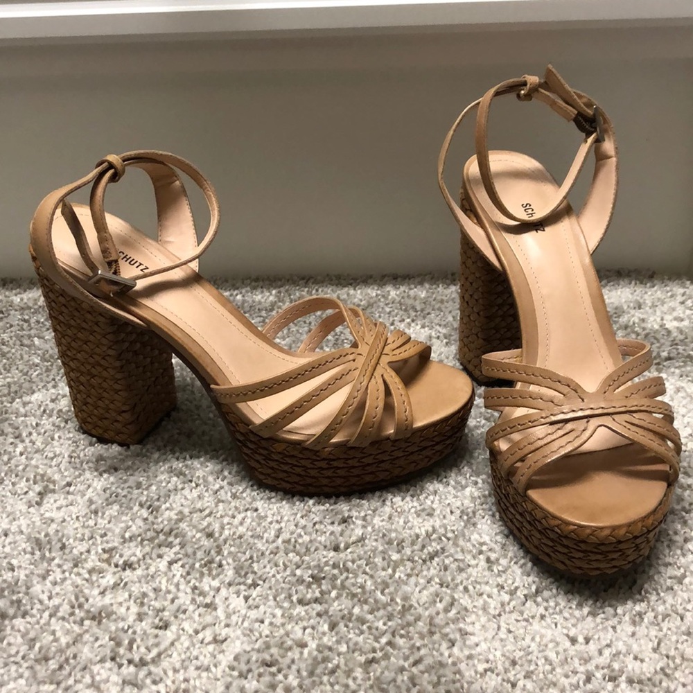 Schutz Hortencia Platform Sandal